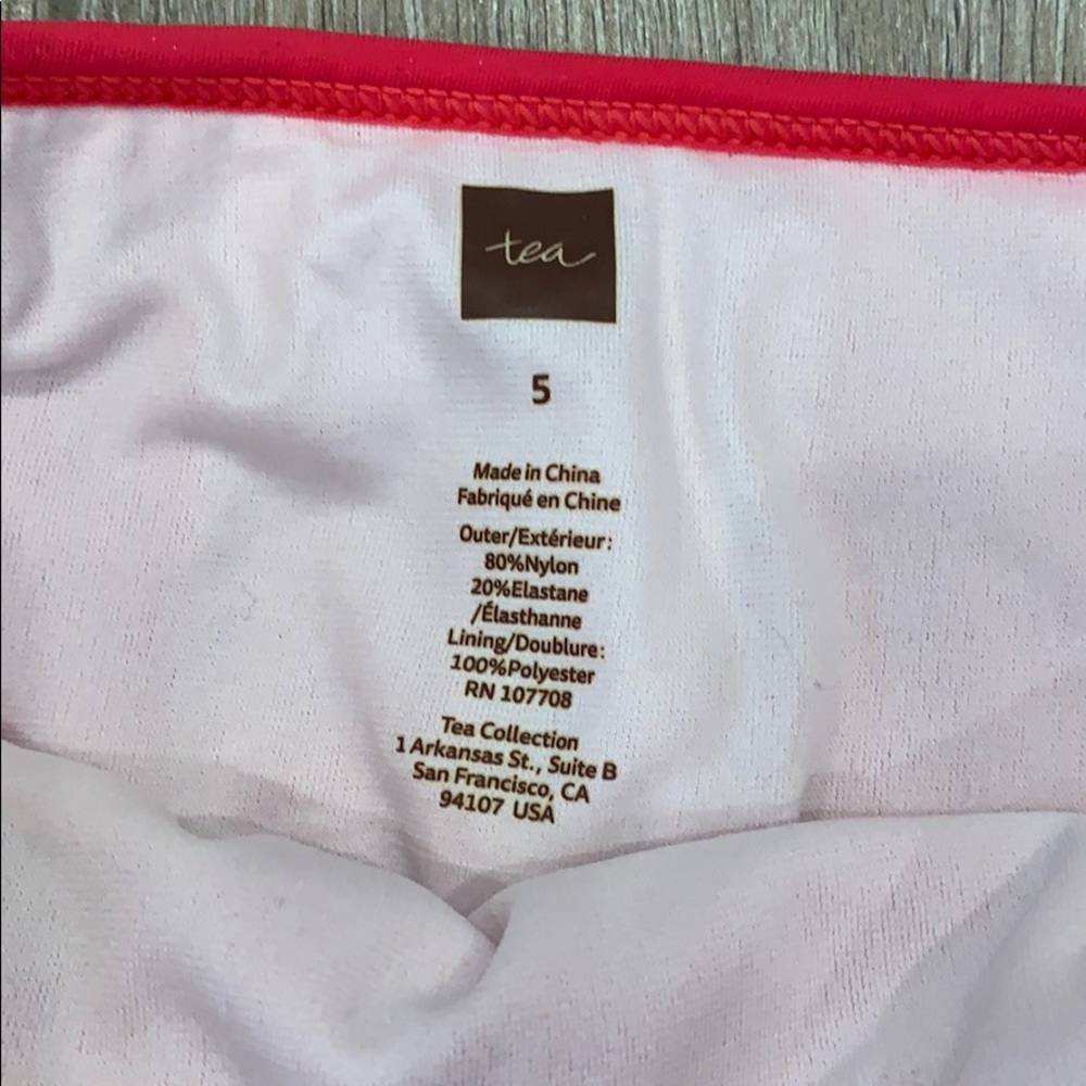 Tea Collection Solid Ruffled Bikini Bottom - Picture 2 of 5